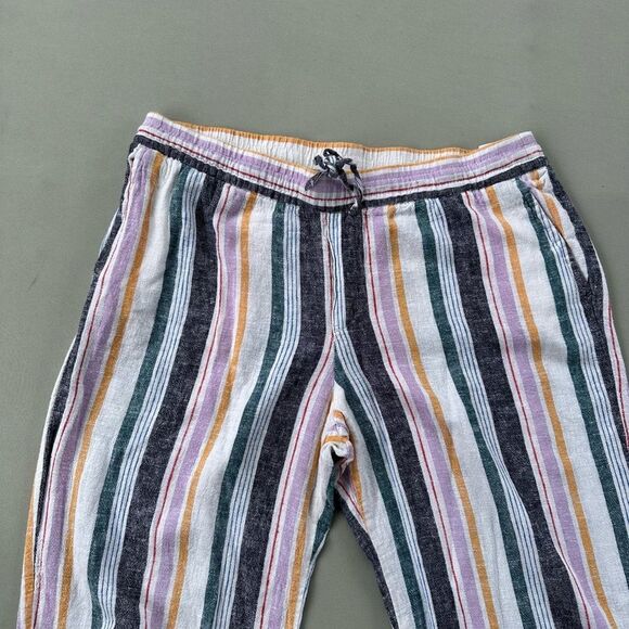 🎉5 for $45🎉 Old Navy Pants Wide Leg Women Size L Linen Blend - Picture 5 of 10